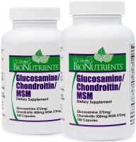 Glucosamine / Chondroitin / MSM Special - Buy 1 Get 1 Free!